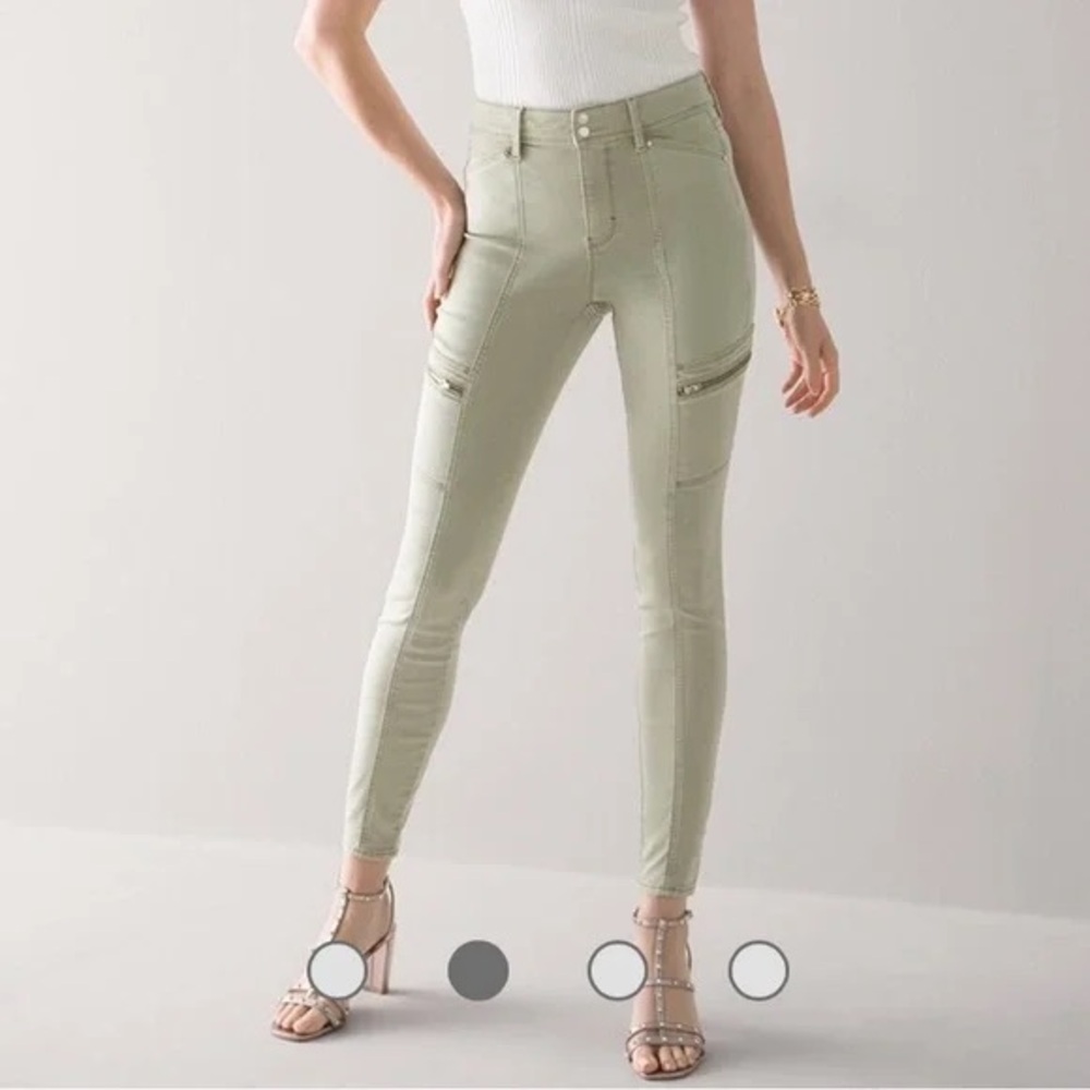 NEW WHBM THE SAINT HONORE’ JEAN COLLECTION SKINNY CARGO SIZE 2R